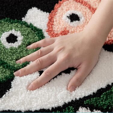 Килимок для ванної кімнати з тваринами, м&39який абсорбуючий килимок для ванної кімнати, килимок для ванної з мікрофібри, протиковзкий килимок для ванної, килимок для душу, килимок для ванної, що прається, 50x80 см (кіт)