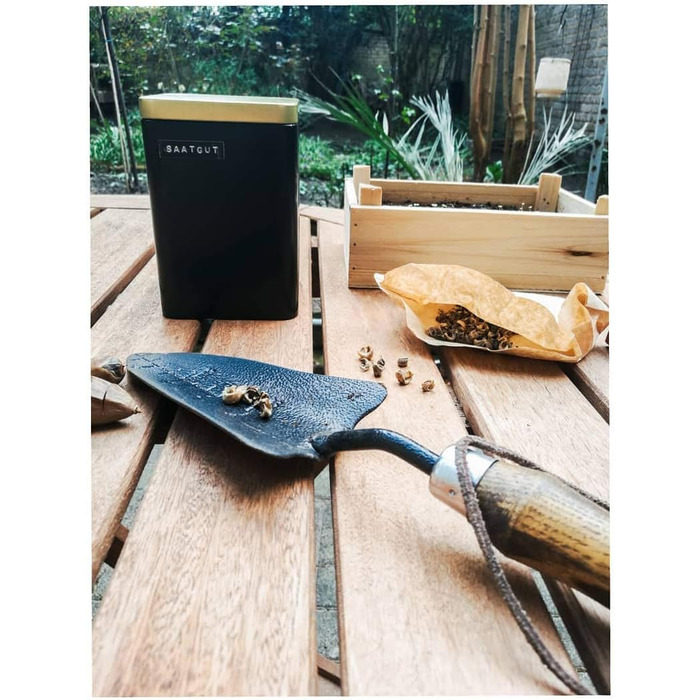 Елегантних квадратних герметичних металевих банок для зберігання/чаю, кожна з яких вміщує 240 г чаю, чорного та золотого 13 x 9 x 9 см (В, Ш, Г) також ідеально підходить як банки для спецій, 6