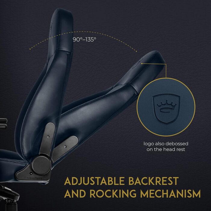 Ігрове крісло noblechairs Icon TX, тканинне, ергономічне, ігрове крісло, 150 кг, ігрове крісло, обертове крісло, текстильна тканина, включаючи подушку, антрацит