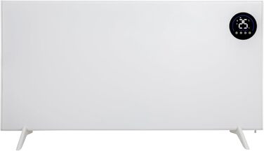 Інфрачервоний обігрівач та конвектор Heidenfeld HF-HP150 1000 Вт для площі до 25 м Гібридне опалення Керування за допомогою застосунку Дистанційне керування Сенсорна панель керування Інфрачервоний обігрівач з термостатом (HF-HP150 1000 Вт)