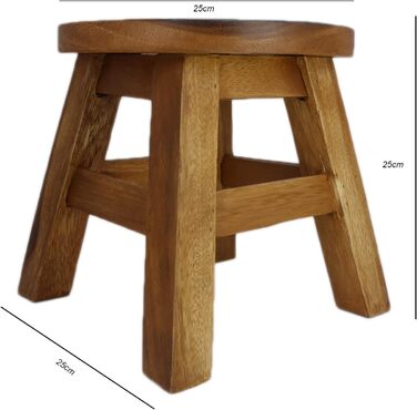 Універсальний дитячий табурет дерев'яний табурет круглий з масиву дерева тваринний мотив єдиноріг фантазія з багатьма можливостями