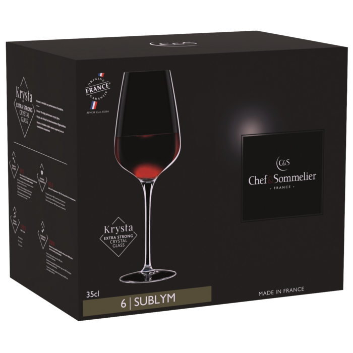 Набір келихів C&S Sublym (6 шт., 350 мл)