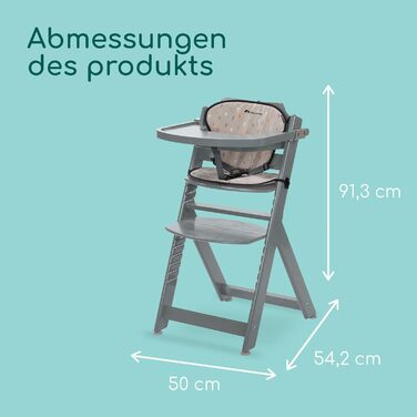 Подушка для сидіння, стільчик для зростаючих дітей, 6 місяців - 10 років, до 30 кг, дитячий стільчик, знімний піднос, регульоване