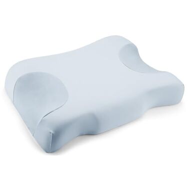 Подушка краси Royalisneeo для сну на спині, животі та боці, подушка від болю в шиї та плечах, подушка з піни з ефектом пам&39яті від зморшок та проти старіння, синя (стандартна)