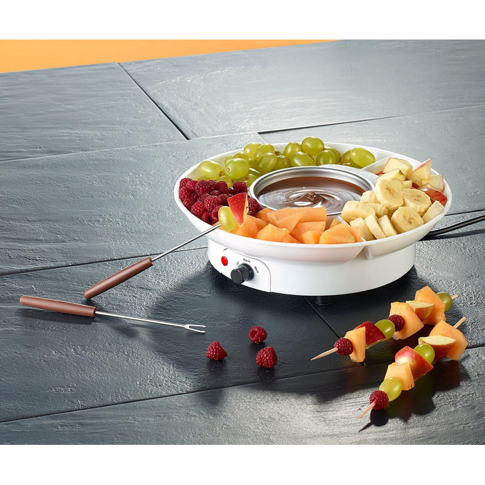Шоколадне фондю Rosenstein & Shne електричне шоколадне фондю на 2 особи, 15 Вт (електричне шоколадне фондю, електричне шоколадне фондю, дитяче Різдво)