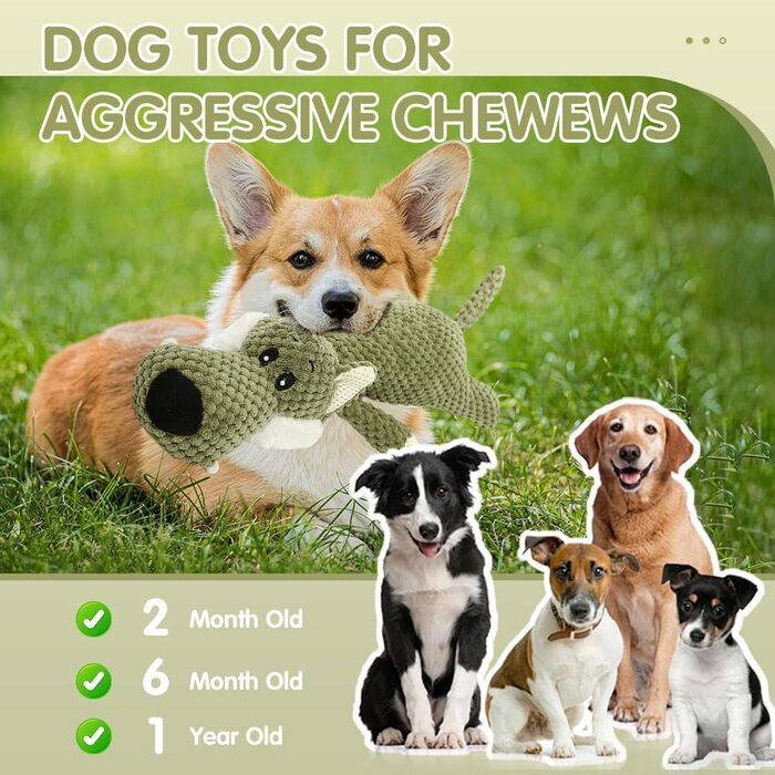 Лев), 2025 New Dog Toys Indestructible, Chew Toys Dog, Dog Toys, Dog Toys for Agressive Chewers (