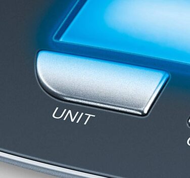 Кухонні ваги Beurer 704.15 KS 25 з ваговою чашею на 1,2 л, цифрові кухонні ваги з функцією зважування тари та вантажопідйомністю 3