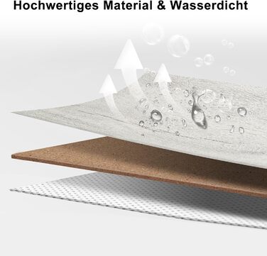 Комод, шафа, шафа для зберігання речей, 8 тканинних шухляд, 4 бічні кишені, 2-рівневі дерев&39яні полиці, скриня для спальні, вітальні, білий дуб, 8 шухляд з бічними кишенями
