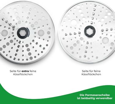 Шматочок пармезану для WunderSlicer для кухні Thermomix & Monsieur