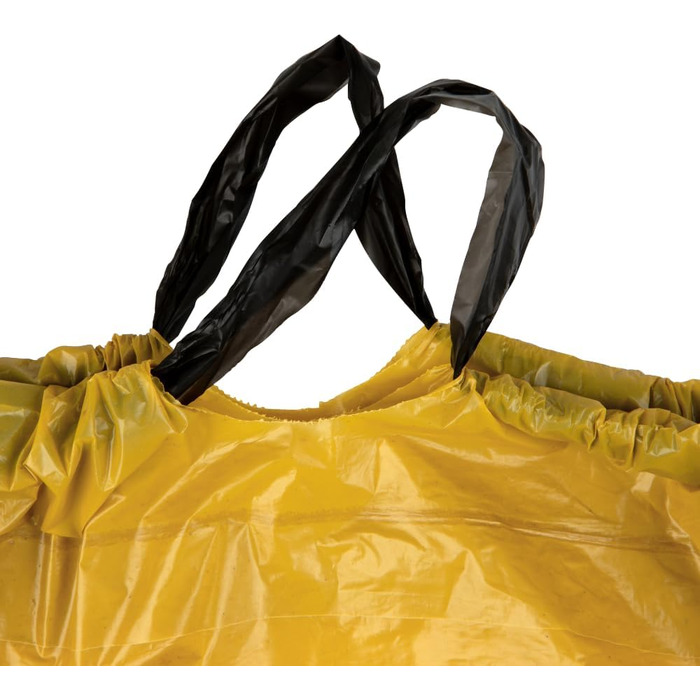 Надзвичайно міцний жовтий мішок 27 мкм, 5 рулонів жовтих мішків, 90 літрів, (найміцніший) - мішок для переробки, що відповідає вимогам DSD (5)