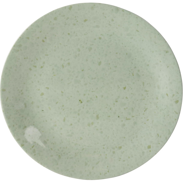 Набір посуду для кемпінгу Bo-Camp з меламіну, 16 шт., зелений, з можливістю вибору тарілок та чашок.