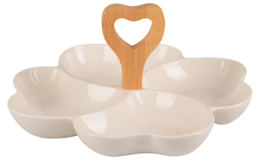 Блюдо LED Heart, 4 секції (7133180)