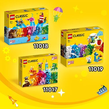 Конструктор LEGO Classic Creative Monsters 11017, 140 деталей