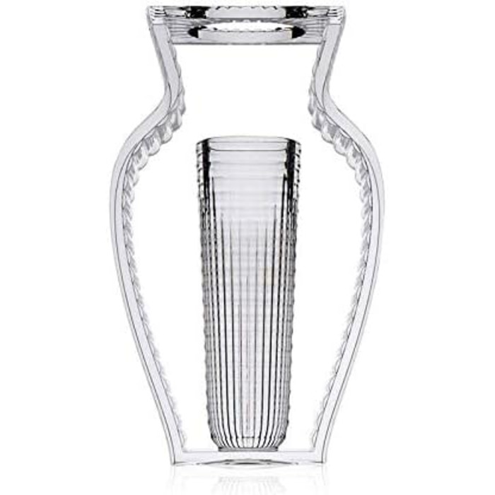 Ваза Kartell I Shine, пластик, кришталь, 12,29 х 33 см