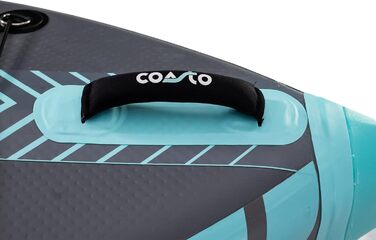 Надувний каяк Coasto Capitole 2P, сірий/зелений, для води