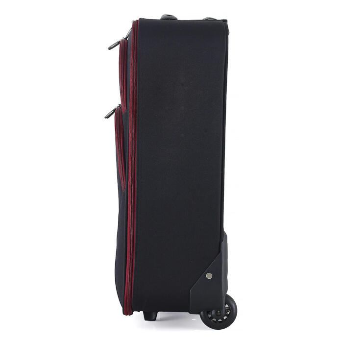 Валіза Semi Line 20' (S) Black/Red Lines (T5680-1)