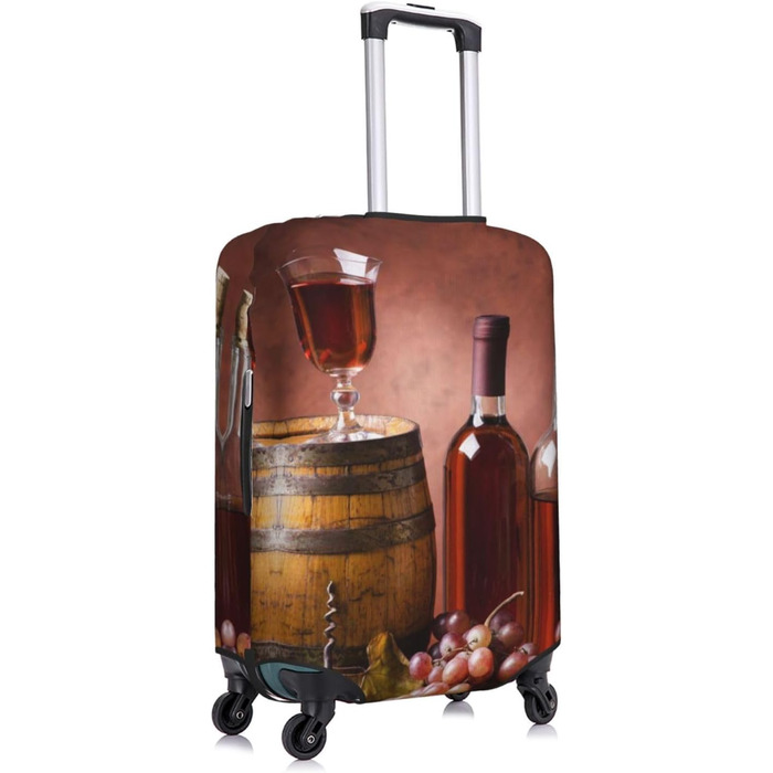 Чохол для валізи для транспортування напоїв та продуктів, міцний, підходить для валіз розміром 45.7 - 81.3 см, розмір XL, Чорний, X-Large