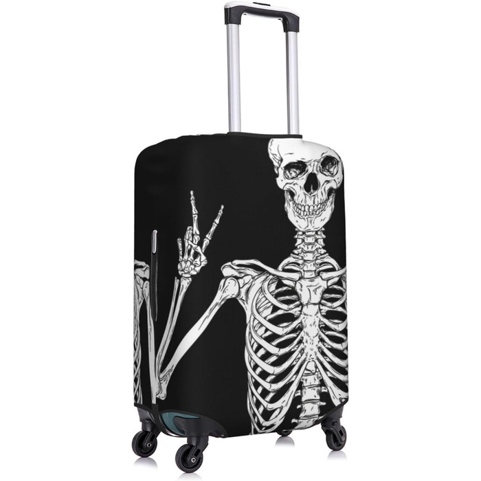 Чохол для валізи Totenkopf, міцний захист для багажу розміром 45.7-81.3 см, XL, чорний