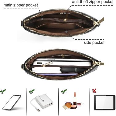 Сумочка жіноча невелика сумка через плече жіноча сумка зі шкіри PU для мобільного телефону з ремінцем на зап'ясті та регульованим