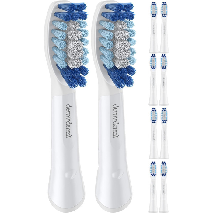 Щітки від demirdental для Oral-B Pulsonic Brushes, Середні щітки, змінні щітки для щоденного прибирання, 10 шт. по 10 шт. (1 упаковка)