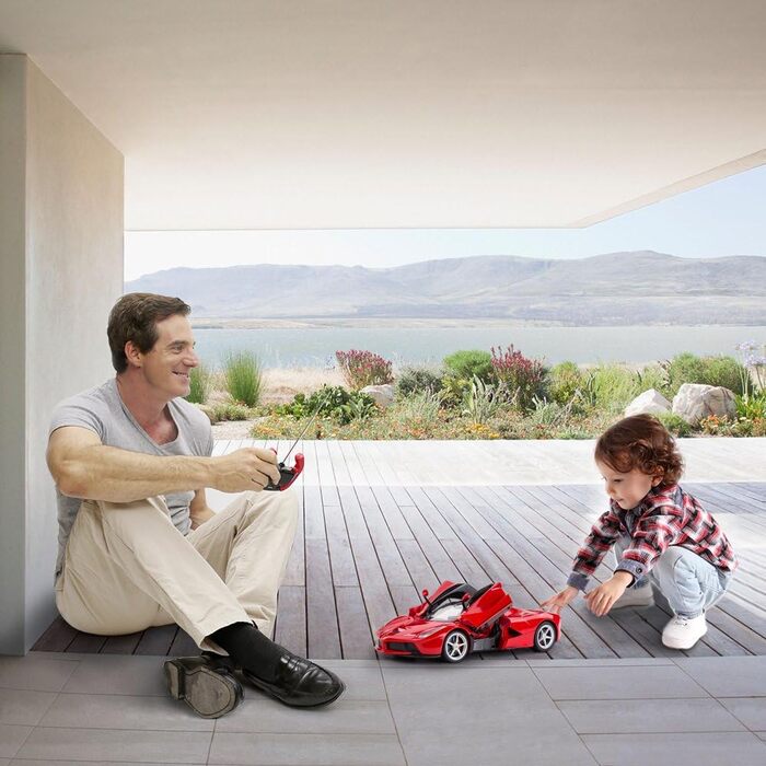 Іграшкова модель автомобіля для хлопчиків, діти, червоний, 1/14 Ferrari LaFerrari Radio Control R/C