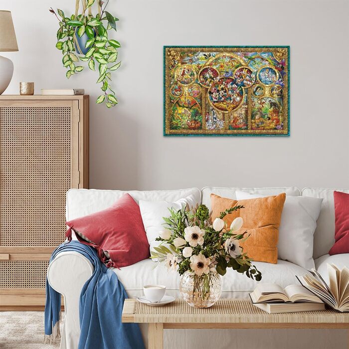 Пазл Ravensburger 12000469 - Найкрасивіші теми Діснея - Пазл на 1000 елементів для дорослих і дітей від 14 років, Пазл Дісней, Под