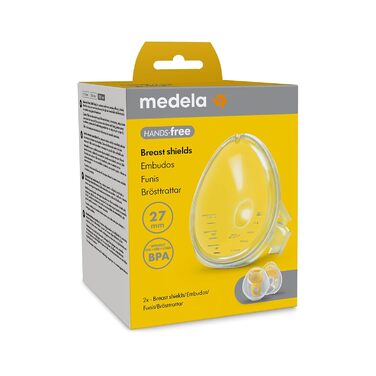 Без BPA, Medela аксесуари для Hands-free молоковідсмоктувача, аксесуари для Hands-free збірних мисок, 2 шт., Breast Shields