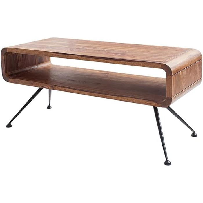 Журнальний столик invicta INTERIOR Design Alpha 100 см, деревина шишам, стіл для вітальні, ретро, масив дерева