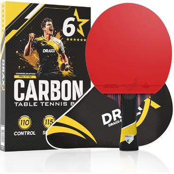 Тенісна бита DRAXX SPORTS Carbon 6 зірок — Високопродуктивний вибір для професіоналів