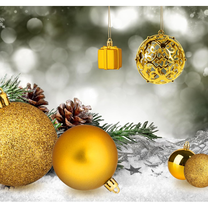 Набір різдвяних кульок набір із 105 предметів ilauke