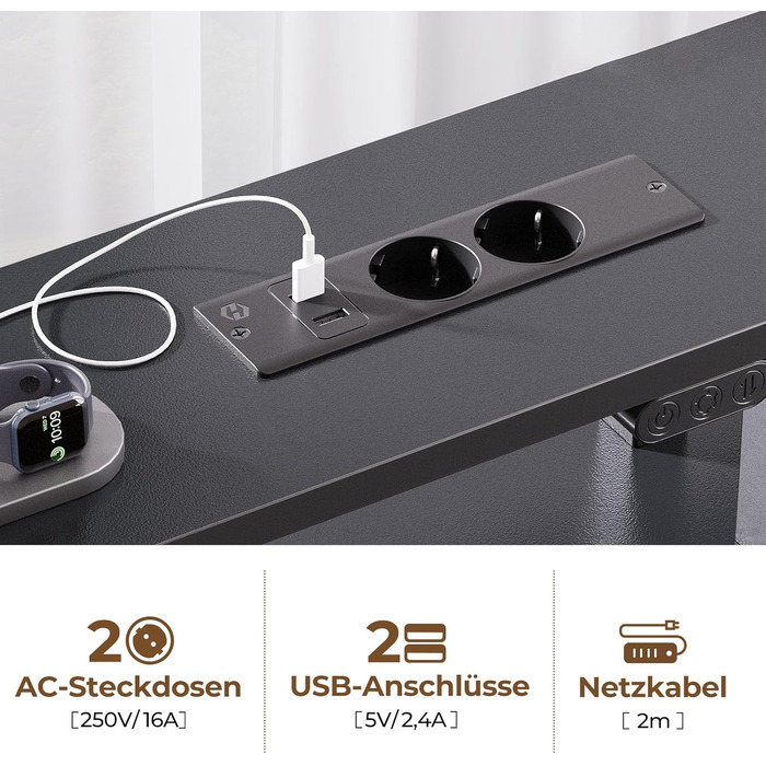 Г-подібний комп&39ютерний стіл на сім столів з 4 шухлядами та полицями, ігровий стіл зі світлодіодним освітленням та розетками, ігровий стіл з підставкою для монітора для домашнього офісу, спальні, вітальні (чорний, 120 см) Чорний 120 см