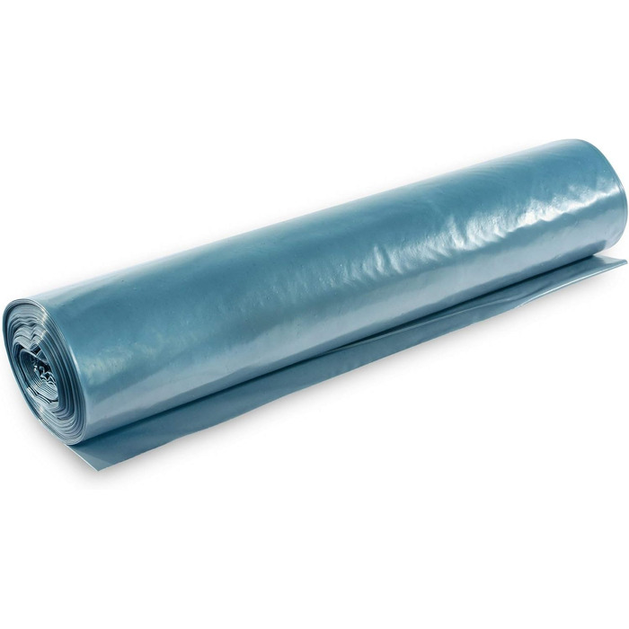 Сині сміттєві пакети з переробленої сировини міцні, міцні, об&39ємом 120 л, тип 100, згорнуті в рулон, 150 шт.