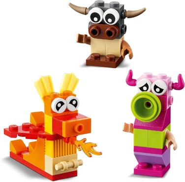 Конструктор LEGO Classic Creative Monsters 11017, 140 деталей