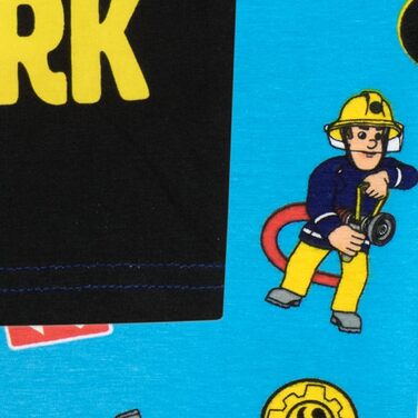 Піжама Fireman Sam для хлопчиків, вузький крой, розмір 110, багатокольоровий