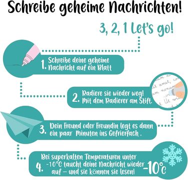 Набір ручок LEGAMI, 7 гелевих ручок, що стираються, включаючи БЕЗКОШТОВНИЙ міцний подарунковий конверт.