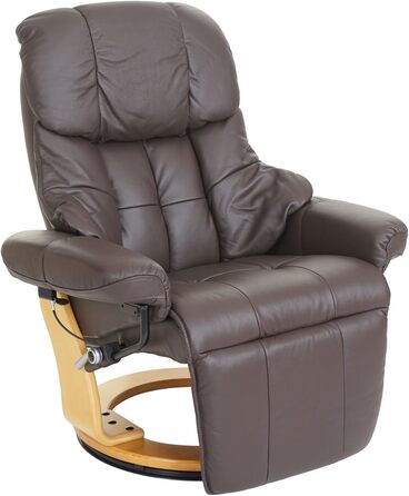 Крісло для відпочинку Robas Lund Calgary 2, коричнева шкіра, 64021BN5 коричневий/натуральний