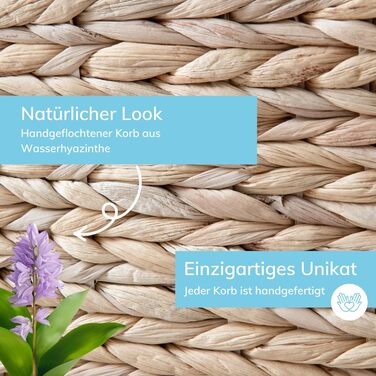 Кошики Kallax, набір з 4 шт. Натуральний водяний гіацинт Ідеально підходить для полиць Kallax 34 x 32 x 32 см Кошик для зберігання Полиця-коробка Коробка для зберігання Міцний, складний Спеціальна пропозиція