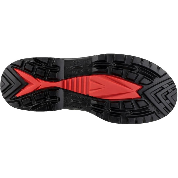 Захисне взуття Dunlop, D760933, Purofort Full Safety, темно-зелений/червоний, розмір 39 EU