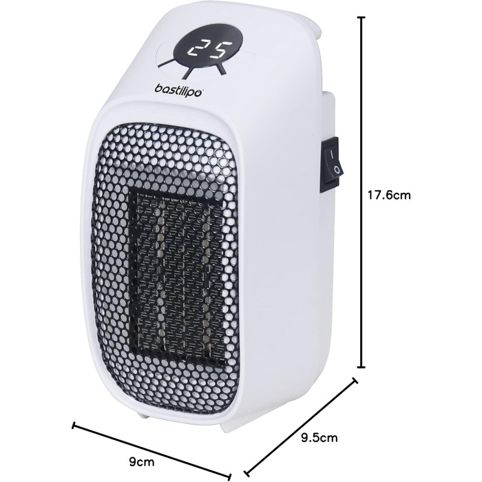 Мікронагрівач MC-400, PTC резистор, 400 Вт, з таймером 1-12 годин