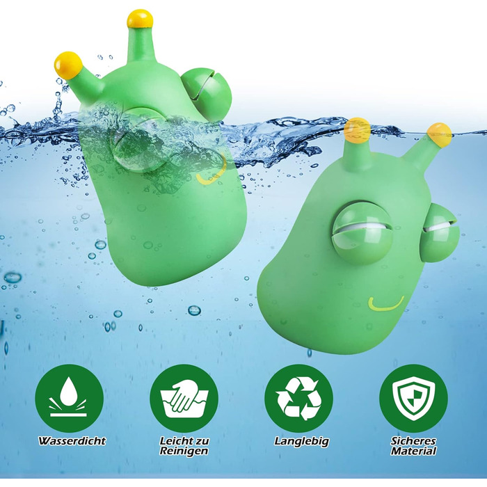 Упаковки Squeeze Toys, антистресові іграшки Squishy, Stress Ball для дорослих, іграшка Squeeze Eye Squishy Toy, Green Worm Antistres Ball, подарунки для дітей, 2