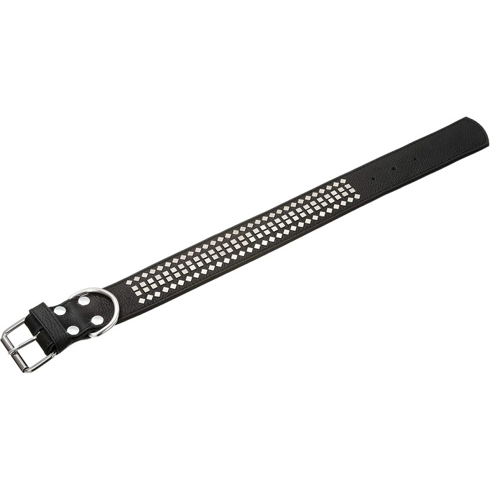 Ошийник Karlie Vintage з пряжками, 60 см x 50 мм, чорний