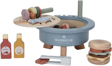 Набір для барбекю Little Dutch 8021 FSC Wood BBQ 34 шт. и - синій