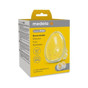 Без BPA, Medela аксесуари для Hands-free молоковідсмоктувача, аксесуари для Hands-free збірних мисок, 2 шт., Breast Shields