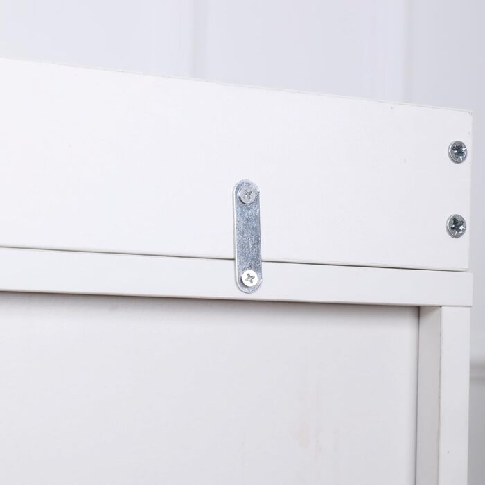 Пеленальний столик ecomi, дитячий комод з дерева з пеленальною тумбою, 3 шухляди, 1 дверцята, висота 100 см, білий колір, пеленальний столик 113x100 см, хромовані ручки