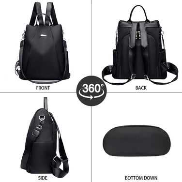 Рюкзак жіночий елегантний, протикрадіжний рюкзак, невеликий рюкзак для дівчат і жінок, міський рюкзак сучасний для школи, роботи,