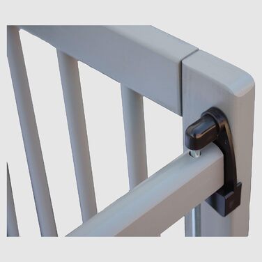 Дитяче ліжко/Біч-ліжко/Ліжко для малюків 2-в-1 Micoland 120x60 см з матрацом сірого кольору