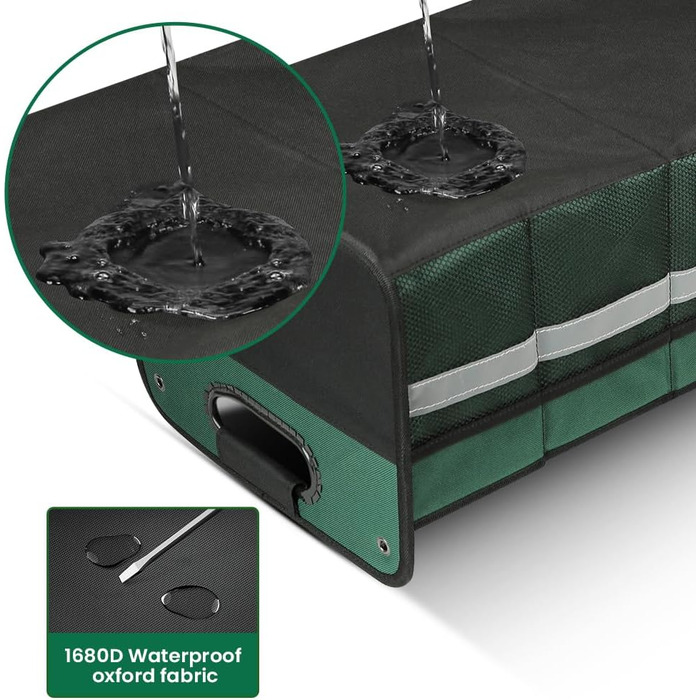 Організатор для багажника WINHUNT, автомобільний органайзер, посилені ручки, 50 л водонепроникний поліестер, автомобільні аксесуар