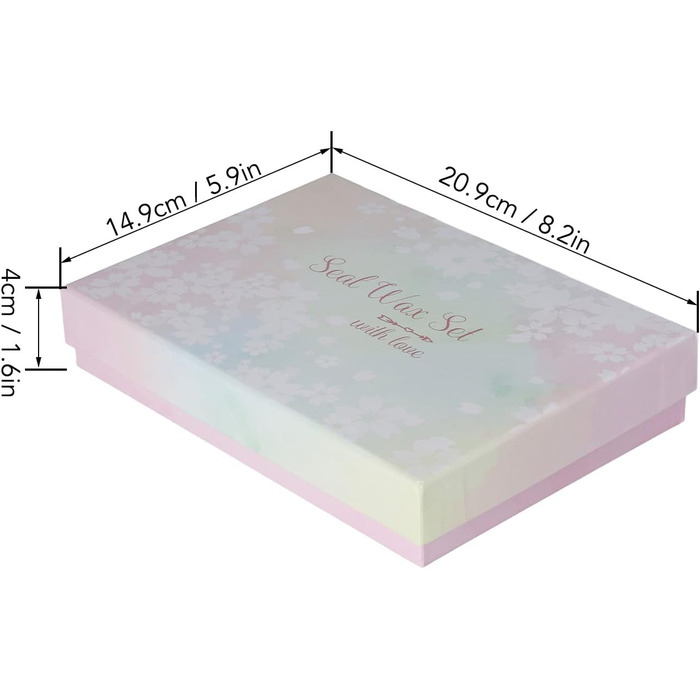 Набір воскових штампів, Дерев'яна ручка для штампа, Набір сургучу, Багатобарвний лаковий віск для запрошень