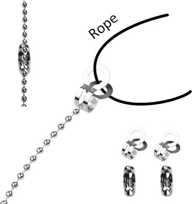 Дюймів), Light Pull Chain (13,6 дюймів), 2 шт. 1M Extension Pull Chains і 4 шт. додаткових зєднувача, 12,5