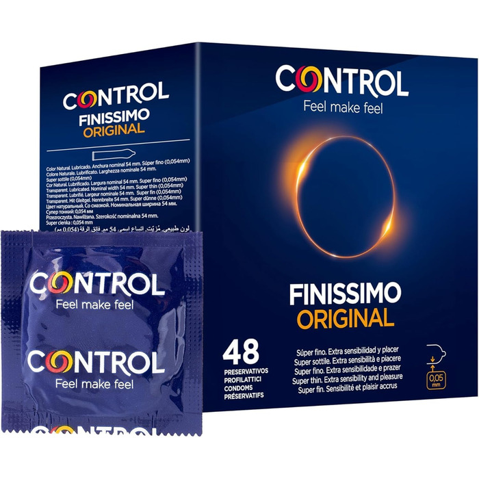 Презервативи Control Finissimo Original Extra Thin 0,05 мм 48 шт. FINISSIMO (0,05 мм) 48